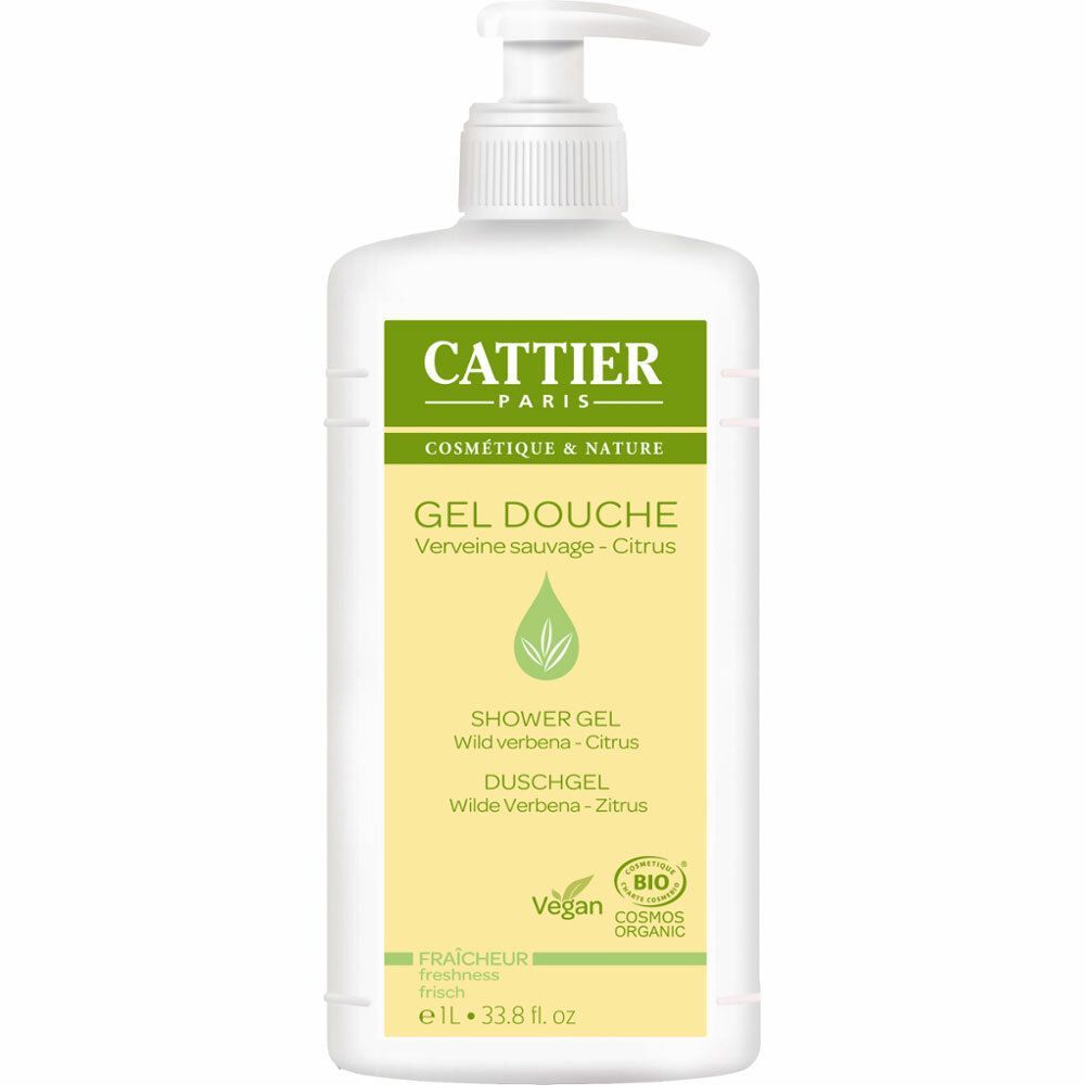 Cattier Gel douche Wild Verbana & Citrus