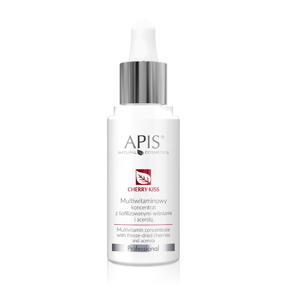 APIS CHERRY KISS Multivitamin-Konzentrat mit gefriergetrockneten Kirschen und Acerola, 30 ml