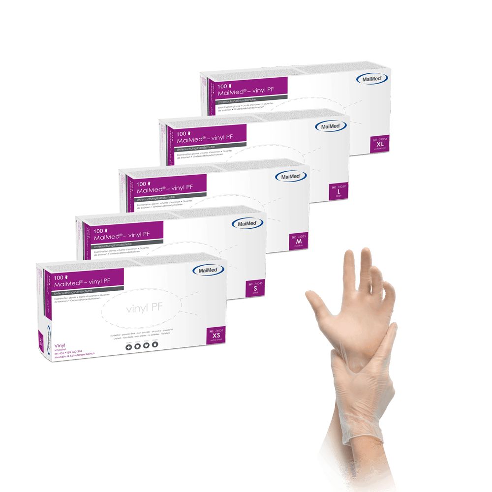 MaiMed-vinyl PF Gr. S, unsteril, puderfrei