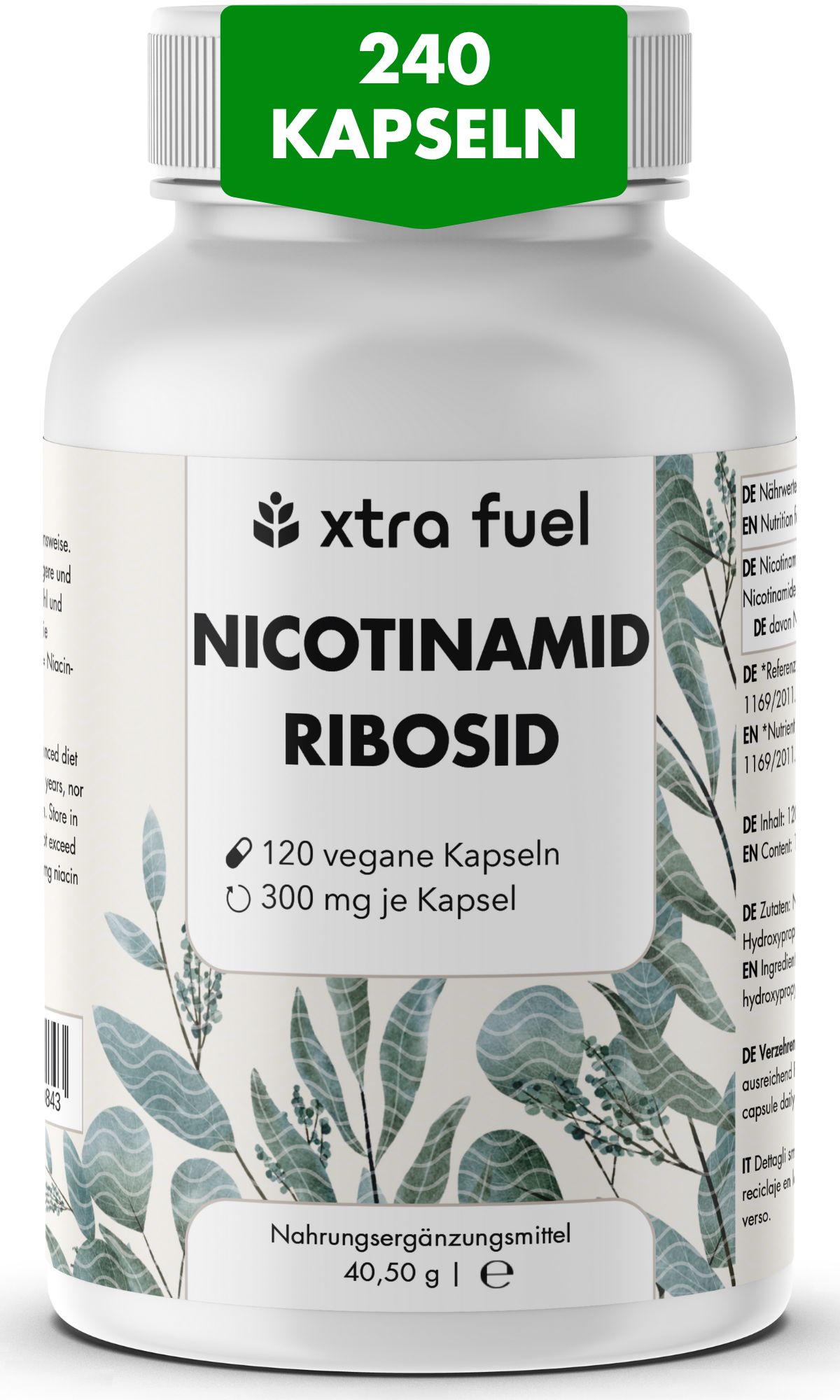 Nicotinamide Riboside - Precursore NAD+ con Niacina per energia e vitalità*