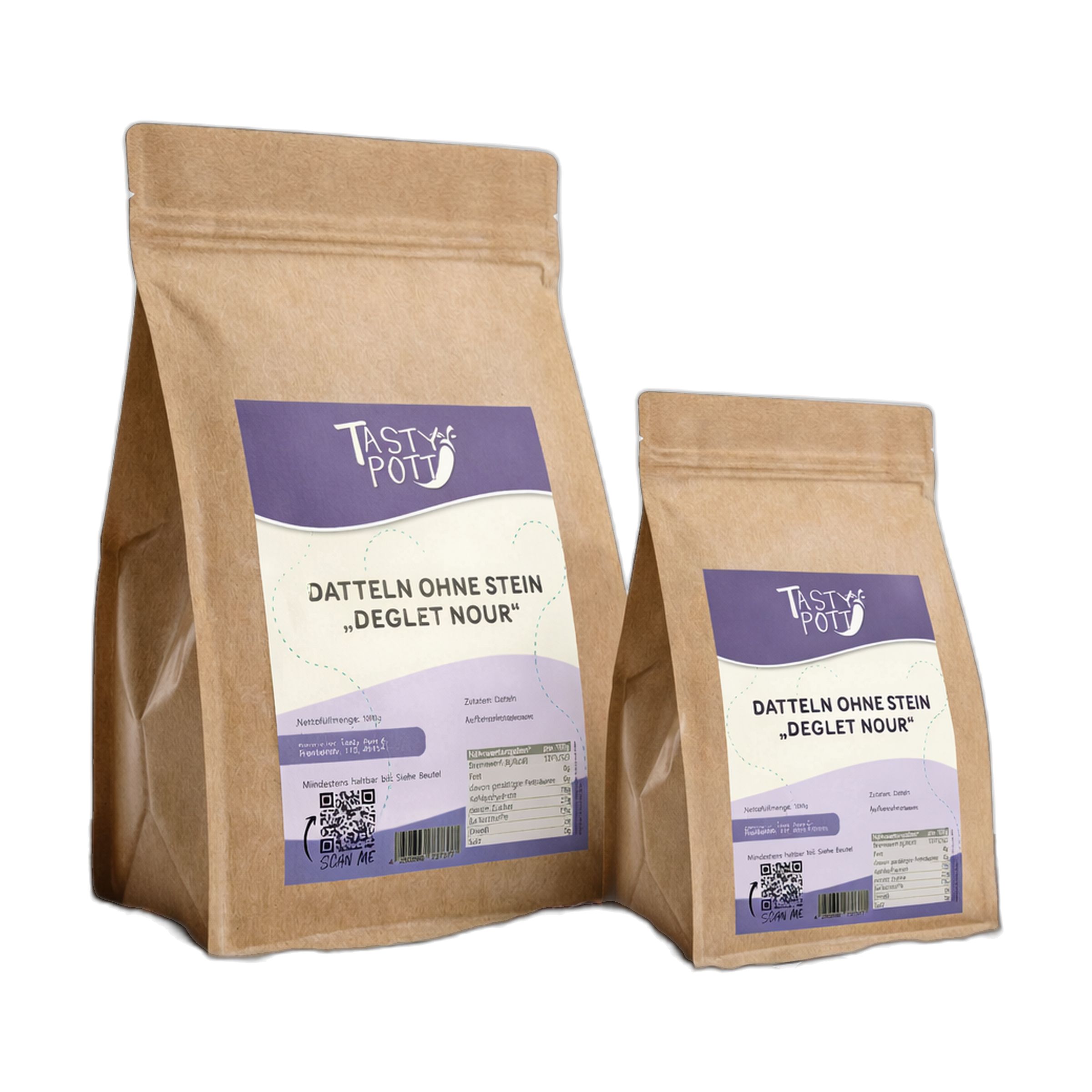 Tasty-Pott Tasty Pott Deglet Nour Datteln ohne Stein 1 kg