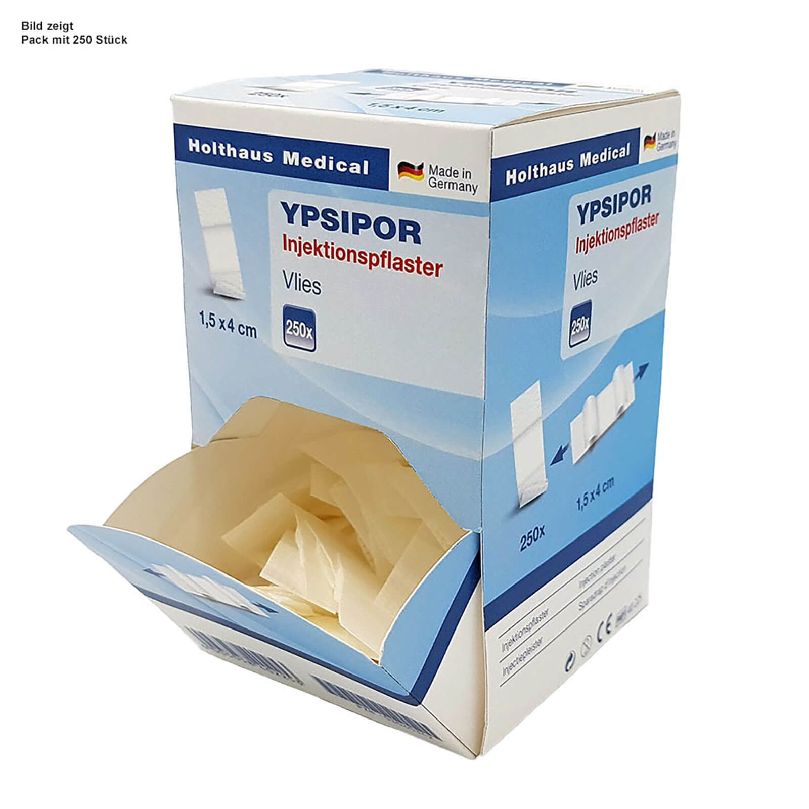 Injektionspflaster Ypsipor 1,5x4 cm 250 St Pflaster