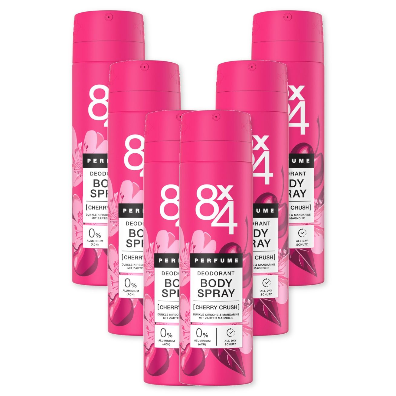 8X4 Body Deo Spray 6x150 ml Deospray