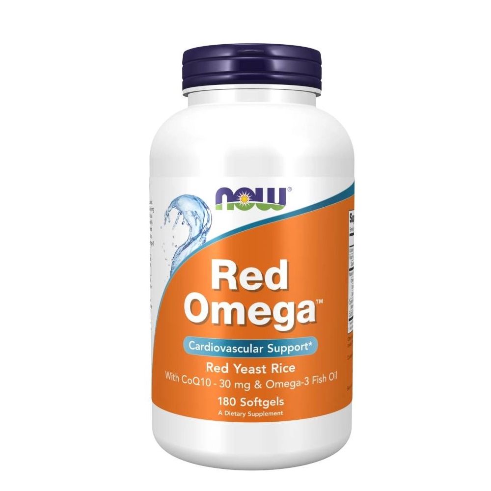 NOW Foods Red Omega (Roter Hefereis) 180 St Weichkapseln