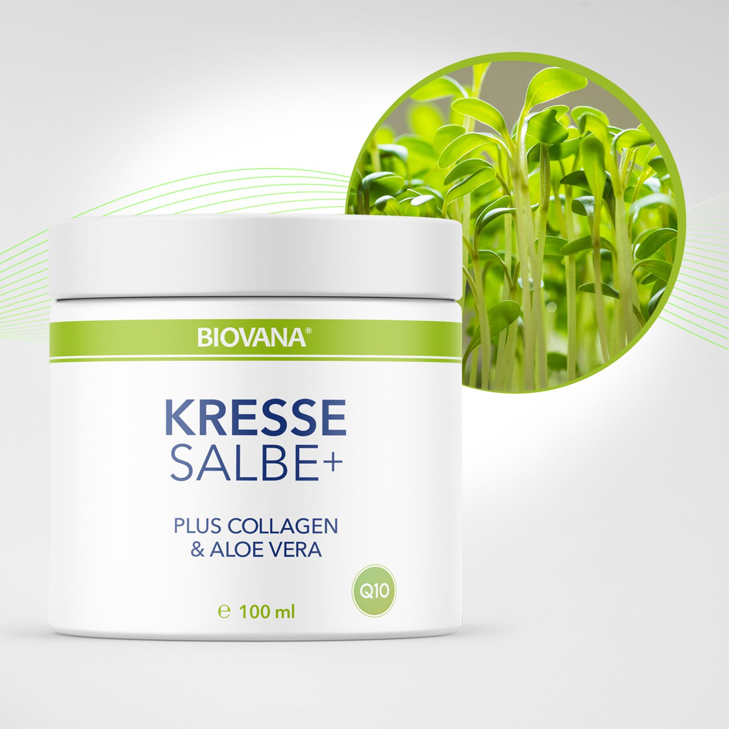 Biovana Kressesalbe Plus 100 ml Salbe