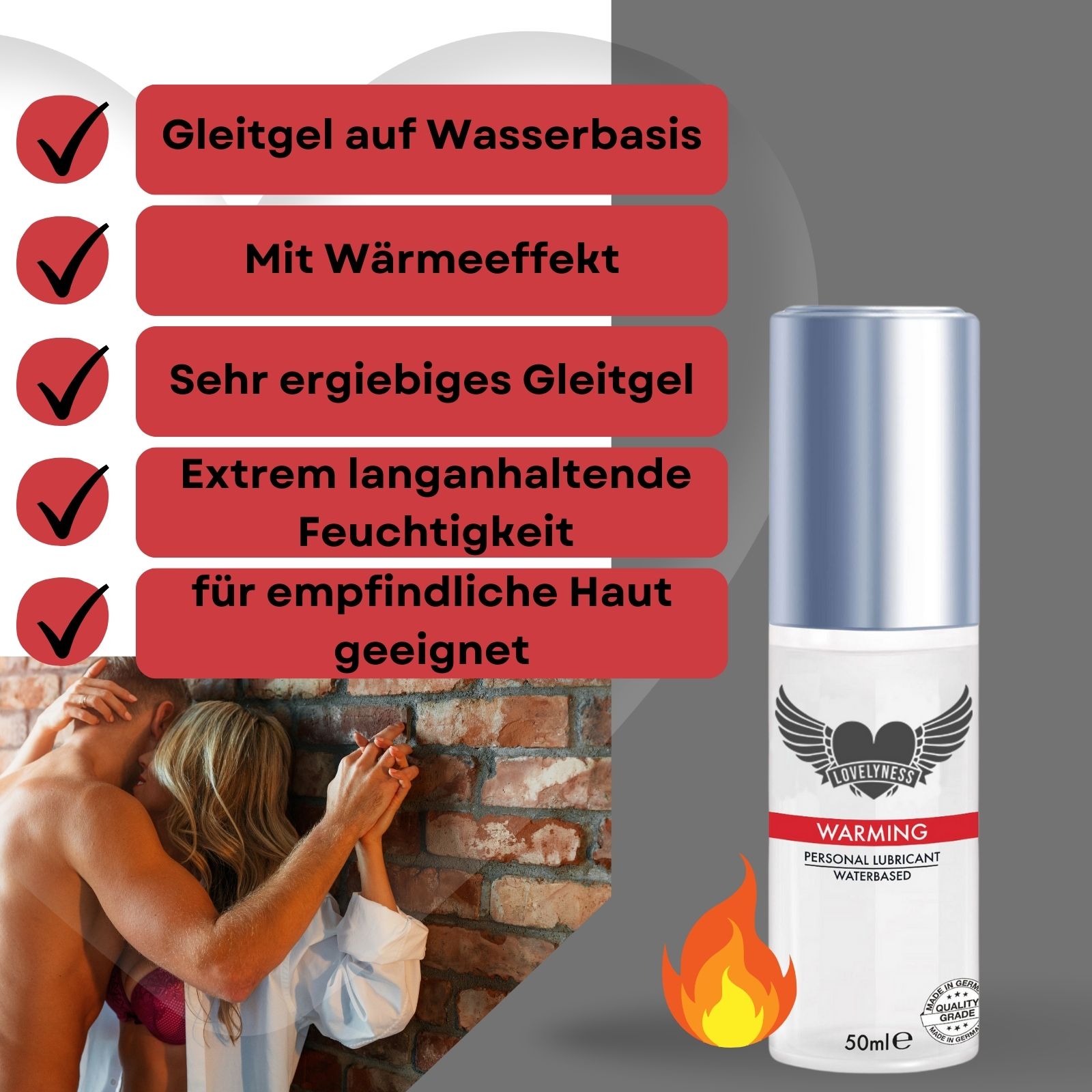 Lovelyness - Wärmendes Gleitgel 50 ml