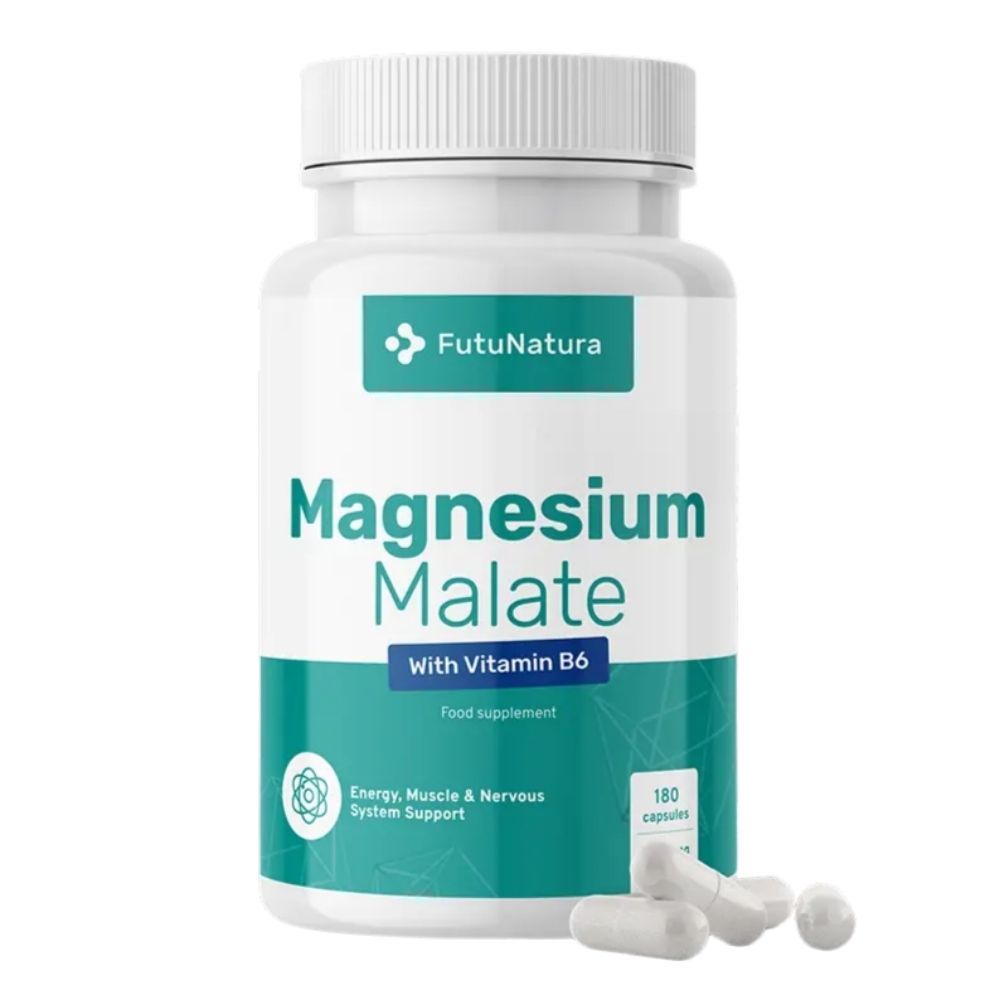 FutuNatura Magnesium-Malat 2000 mg + Vitamin B6 180 St Kapseln