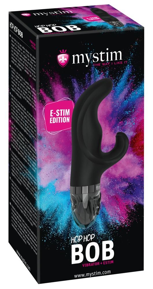 Mystim  Hop Hop Bob eStim Vibrator black