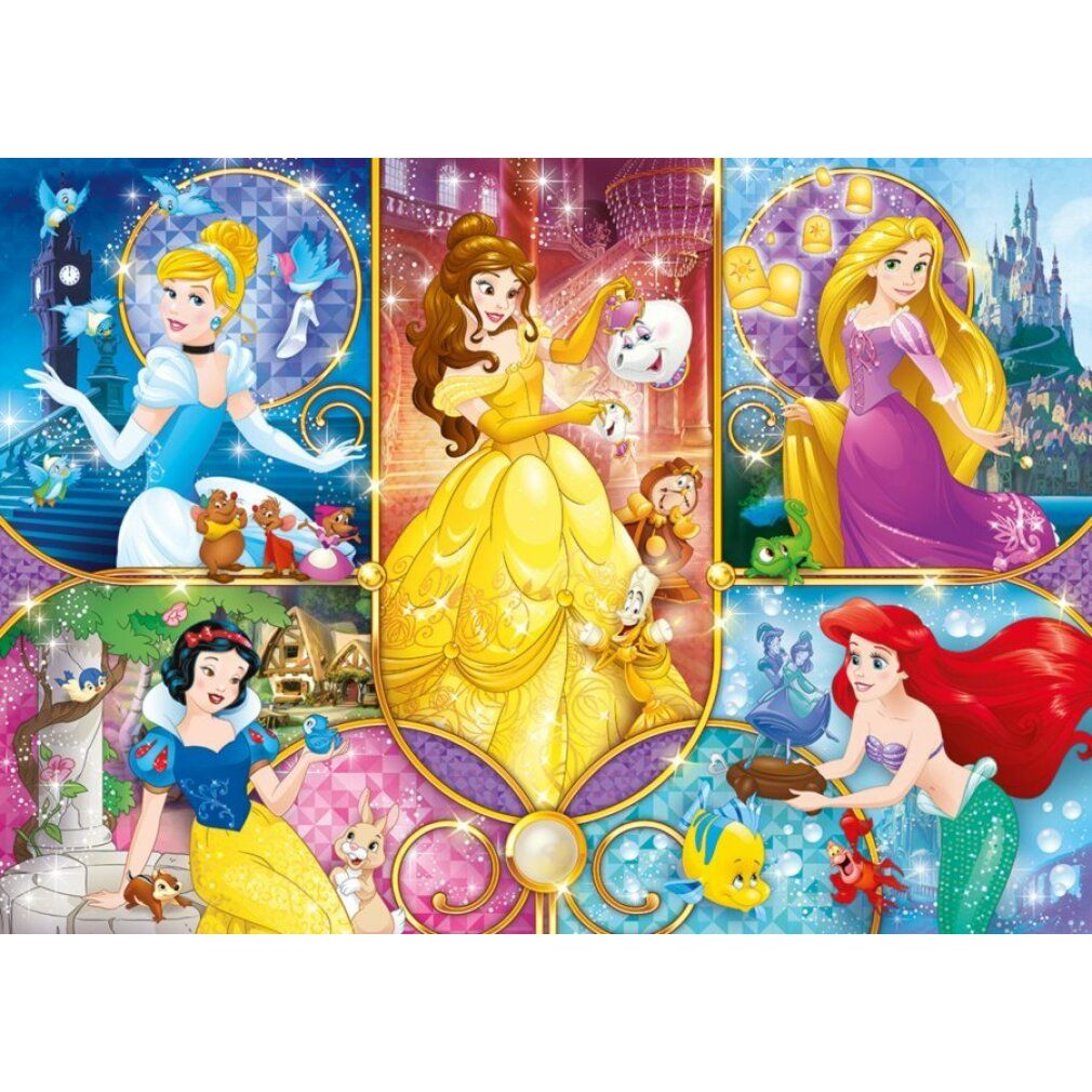 clementoni Brillant-Puzzle Disney-Prinzessinnen 104 Teile