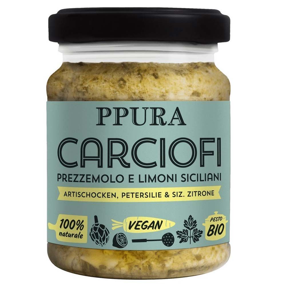 Ppura Bio Carciofi Pesto Artischocken