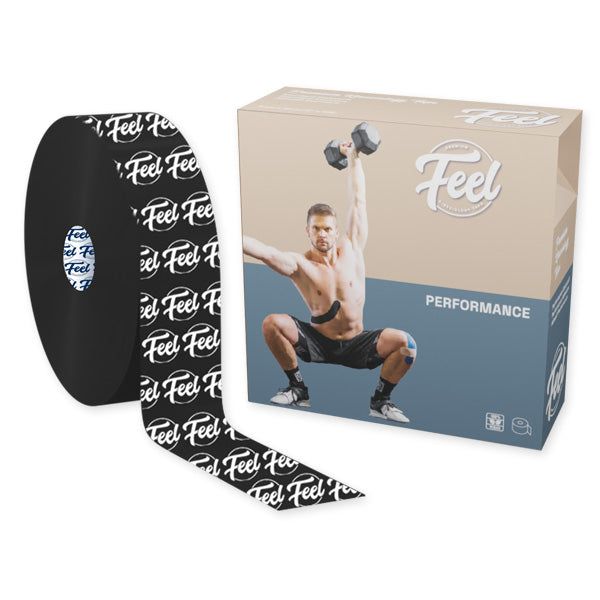 Feel Performance Tape - 5cm x 32m - Schwarz Logo