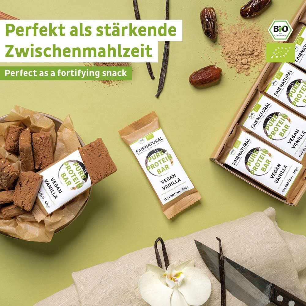 FAIRNATURAL Bio Vegane Proteinriegel