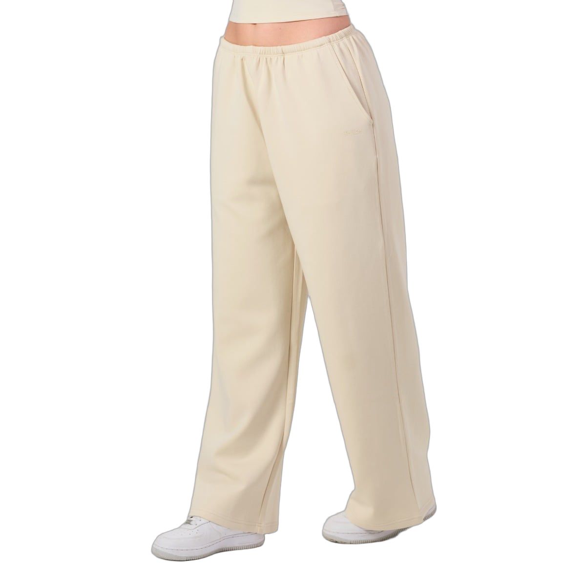 GymBeam Jogger Damen Oversized mit geradem Bein in Almond 1 St