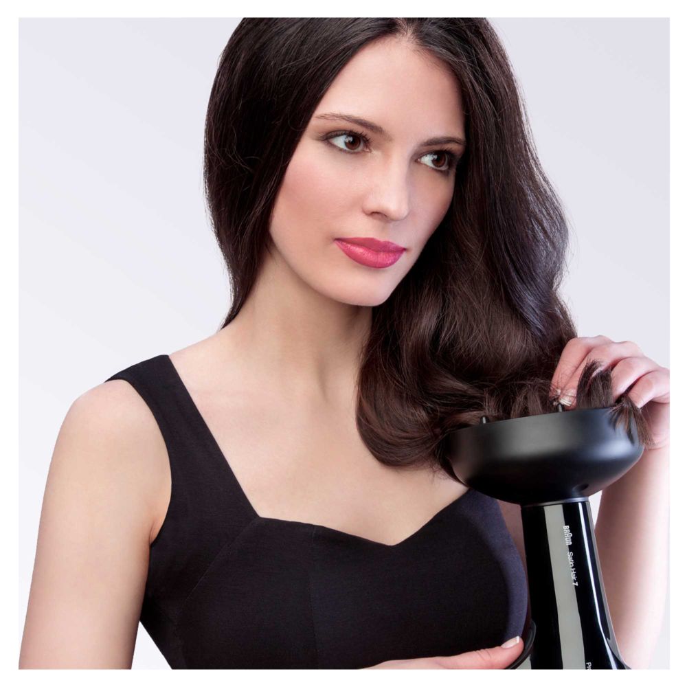 Braun - Haartrockner "Satin Hair 7 HD785 Sensodryer mit AC Motor & Diffusor" in Schwarz