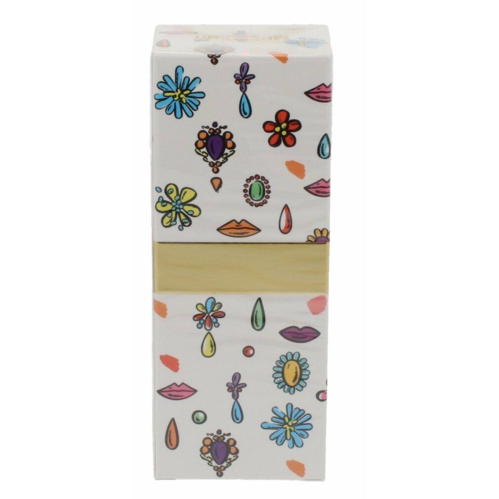 Seite der Cheap and Chic So Real Eau de Toilette Verpackung mit bunten Motiven.
