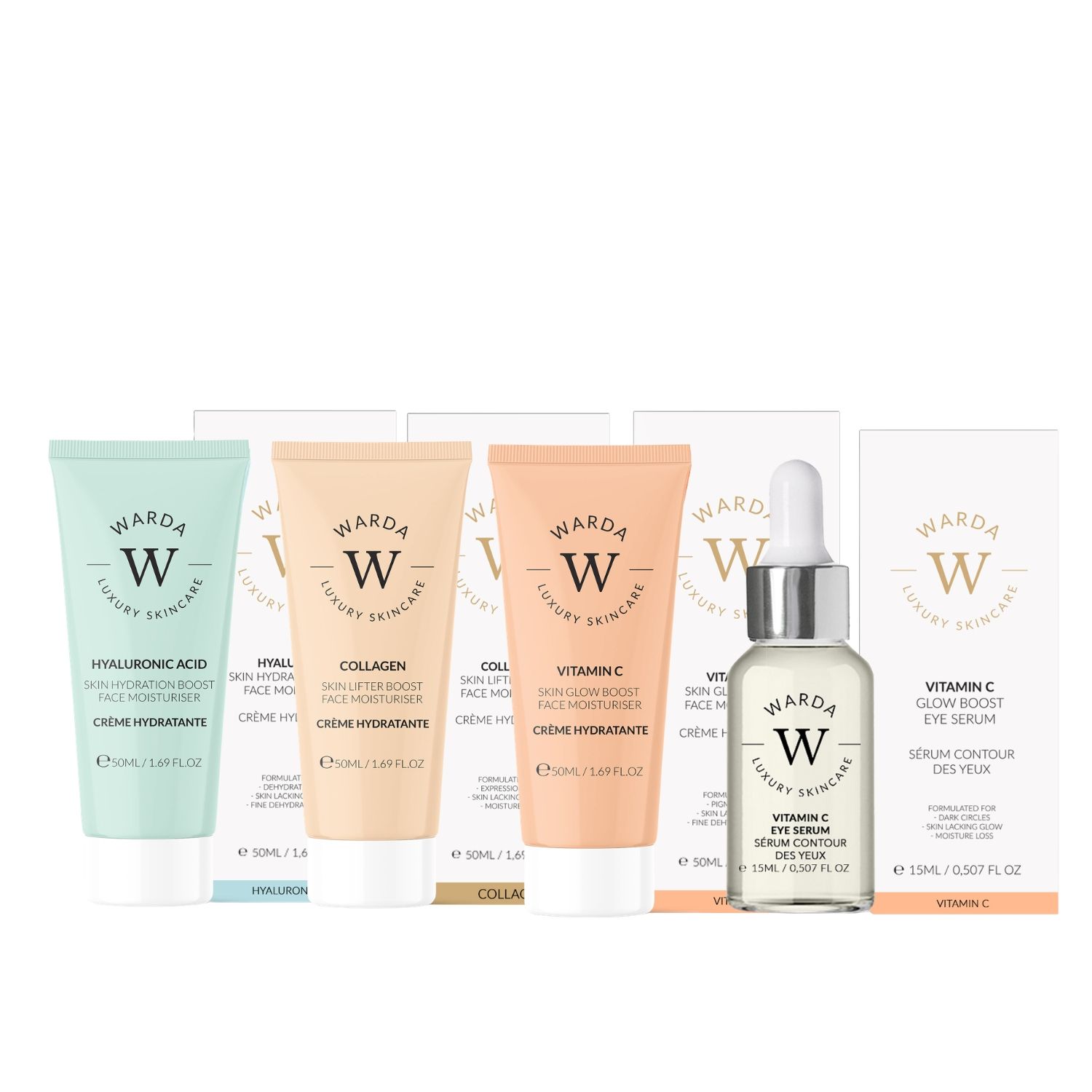Warda Luxury Skincare Glow & Collagen Lift Set