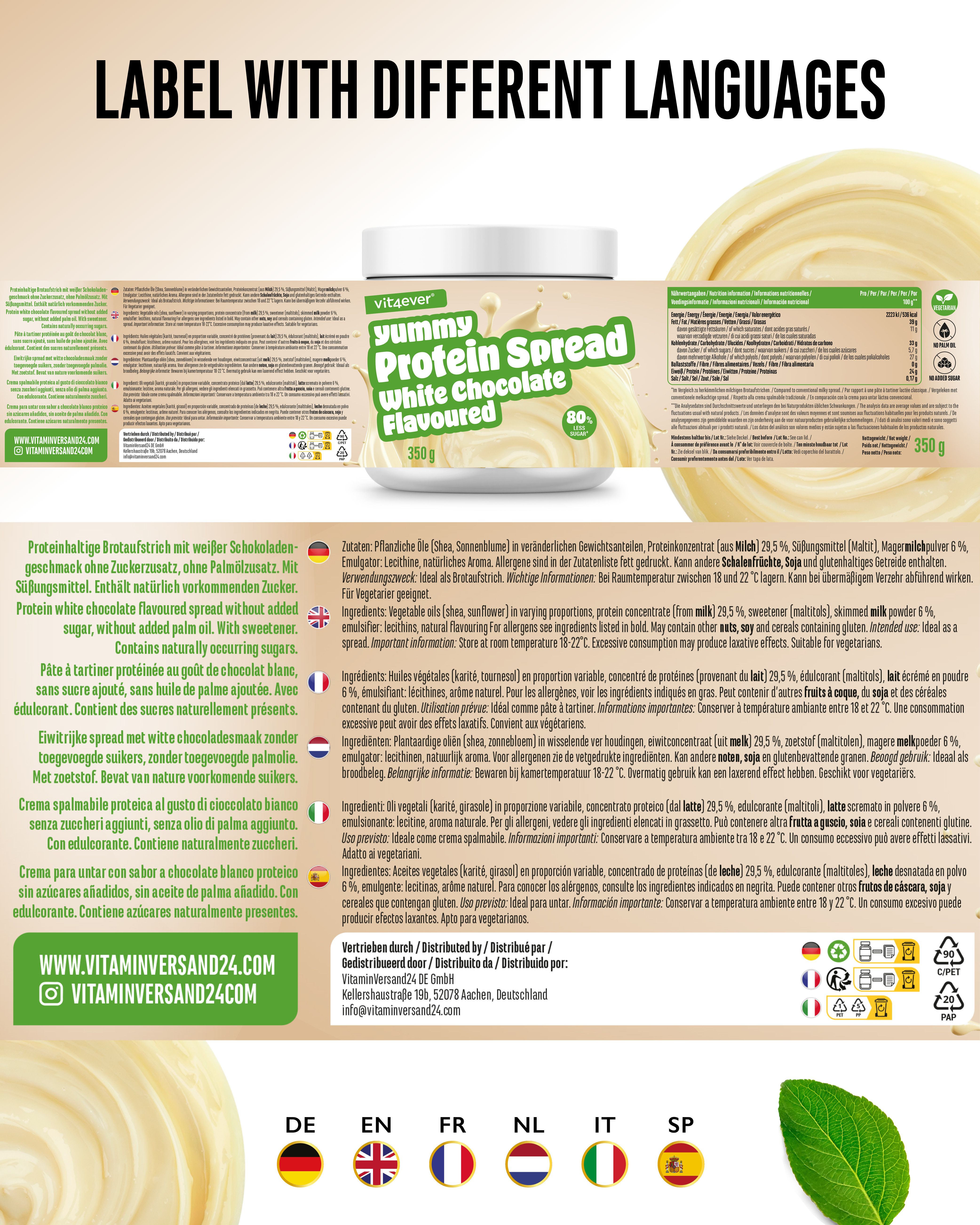 vit4ever Yummy Protein Spread