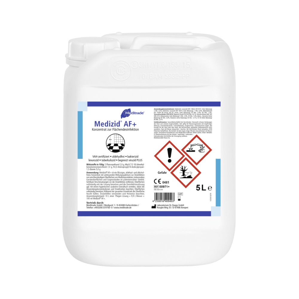 Meditrade Medizid® AF+ Flächendesinfektion 5 l Desinfektionslösung