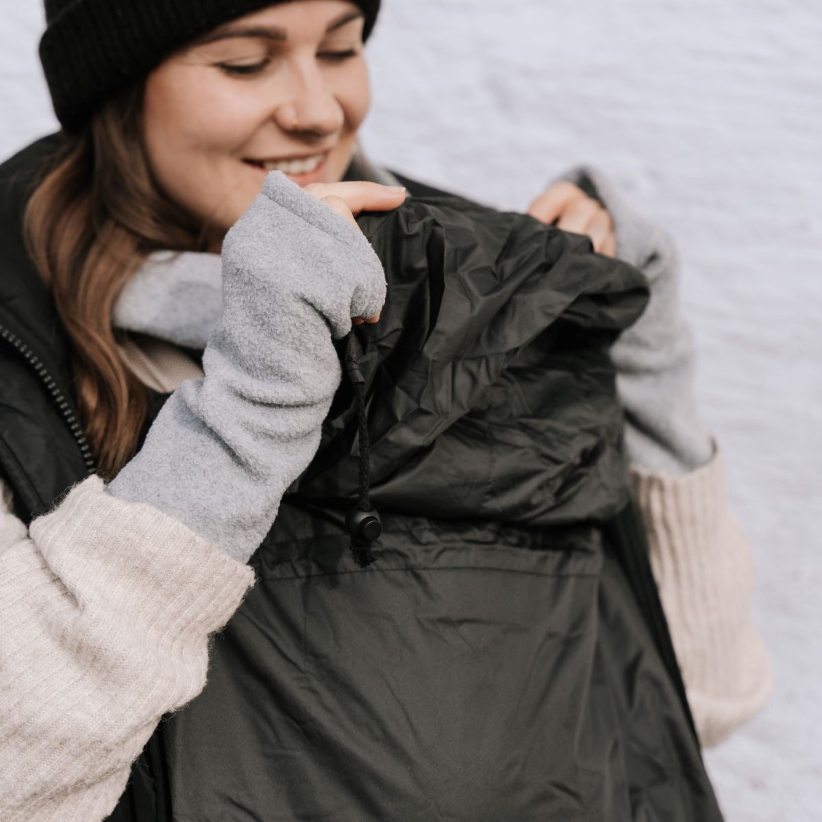 Hoppediz Tragezubehör Fleece Schalkragen und Stulpen