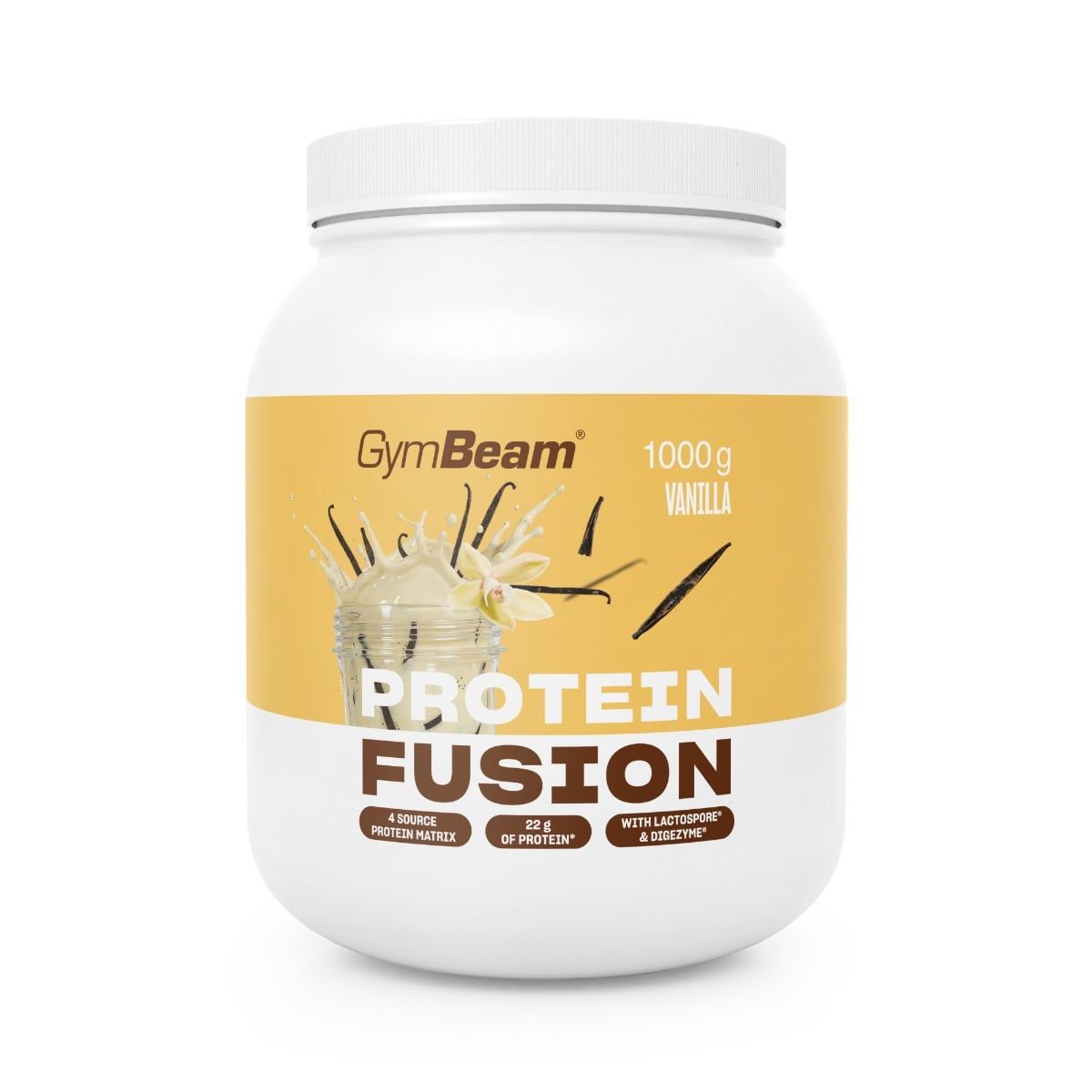 GymBeam Protein Fusion Mehrkomponenten-Molkenprotein Pulver 1000 g