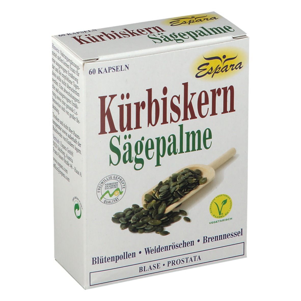 Kürbiskern-Sägepalme Kapseln 60 St