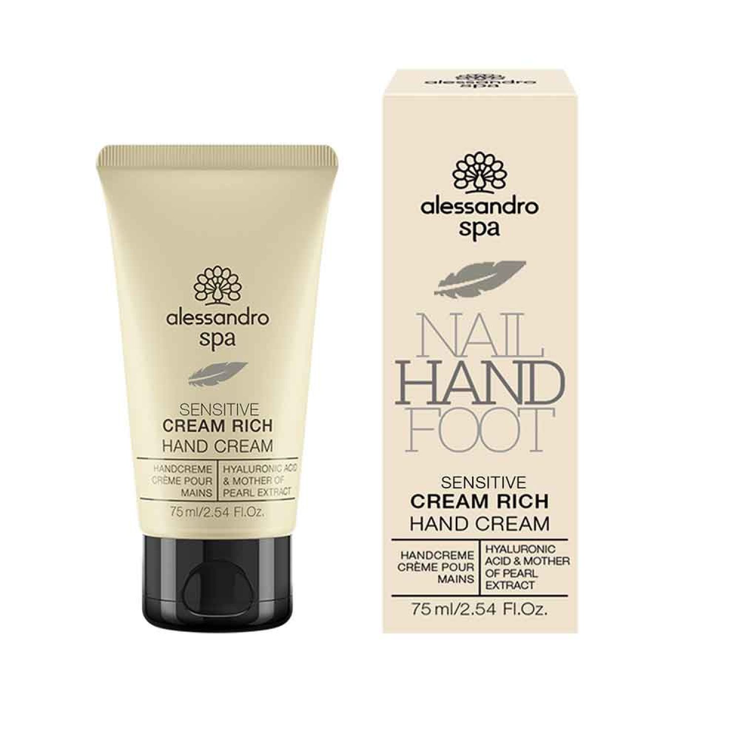 Alessandro International spa HAND Cream Rich Sensitive