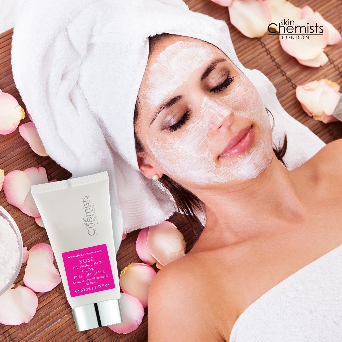 SkinChemists Rose Illuminating Glow Peel-Off-Maske