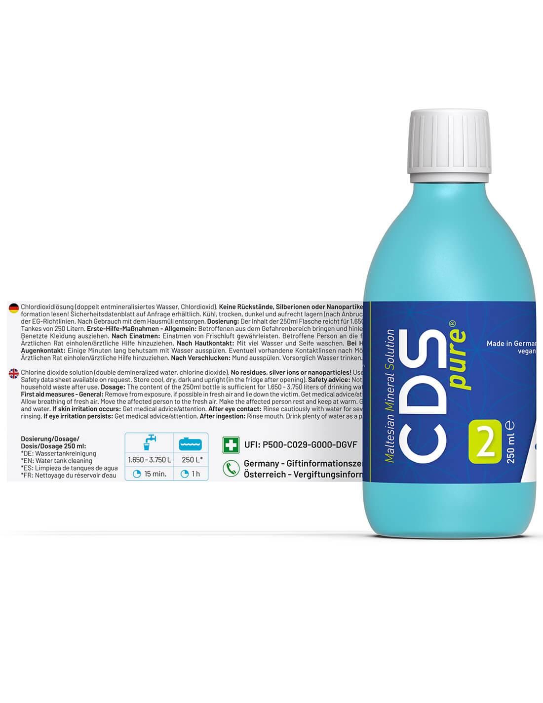 AQUARIUS pro life - CDSpure | CDS/CDL Chlordioxid-Lösung