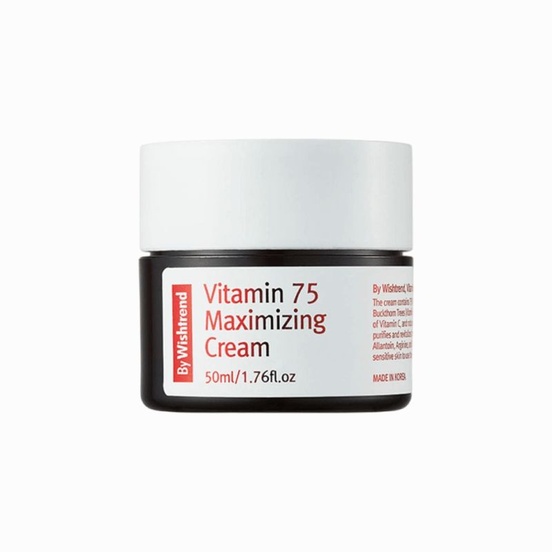 By Wishtrend Vitamin 75 Cream – Crema viso idratante con vitamina C da frutti naturali