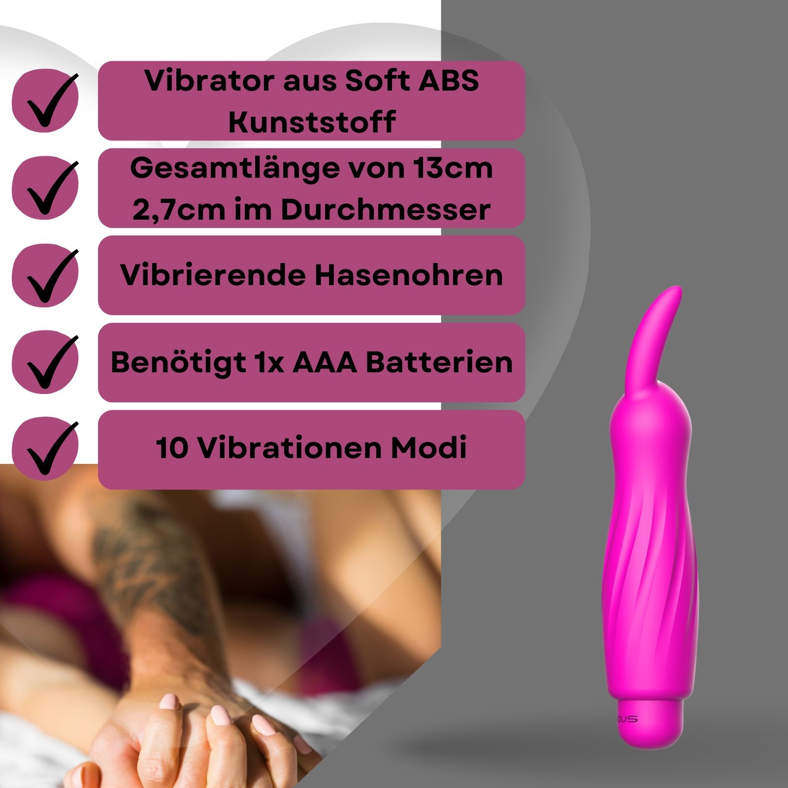 Lovelyness - Klitoris Rabbit Vibrator