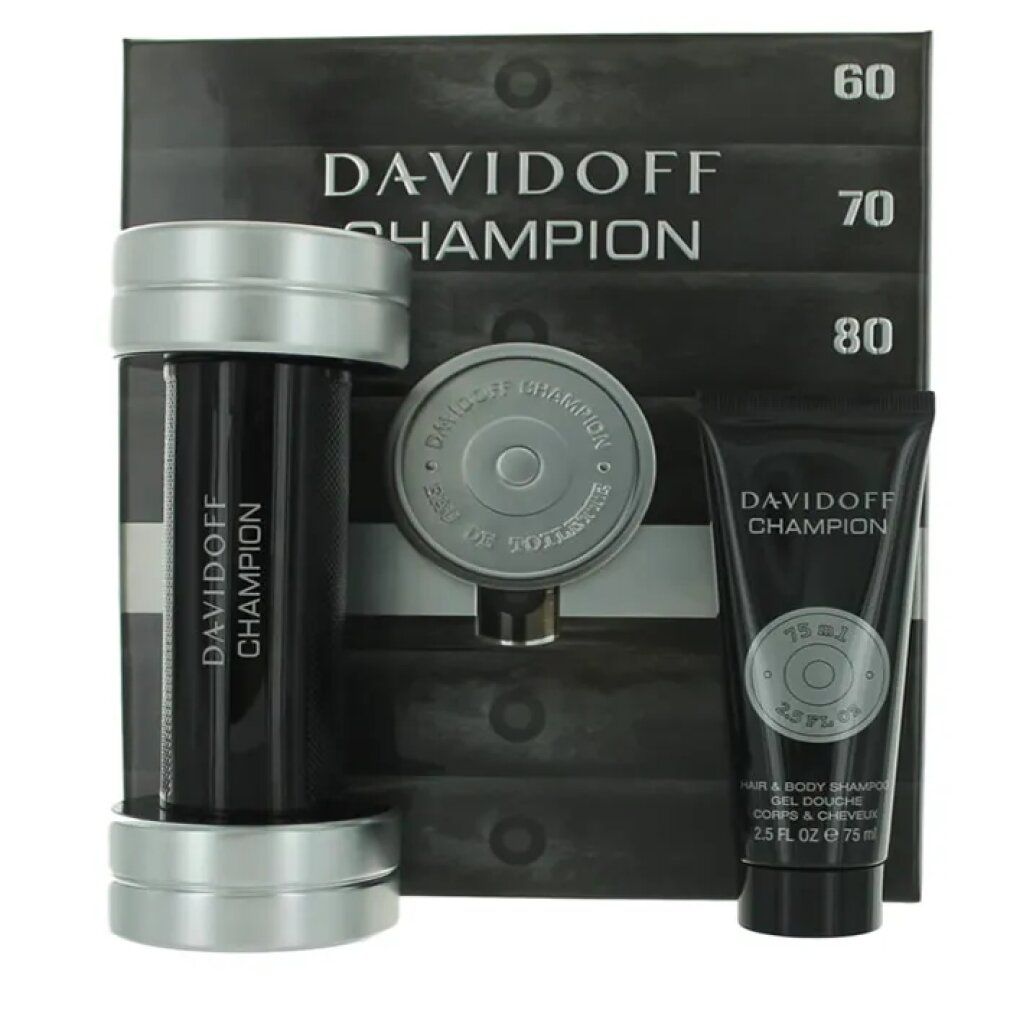 Davidoff Champion Eau De Toilette Spray  Set 2 Pieces