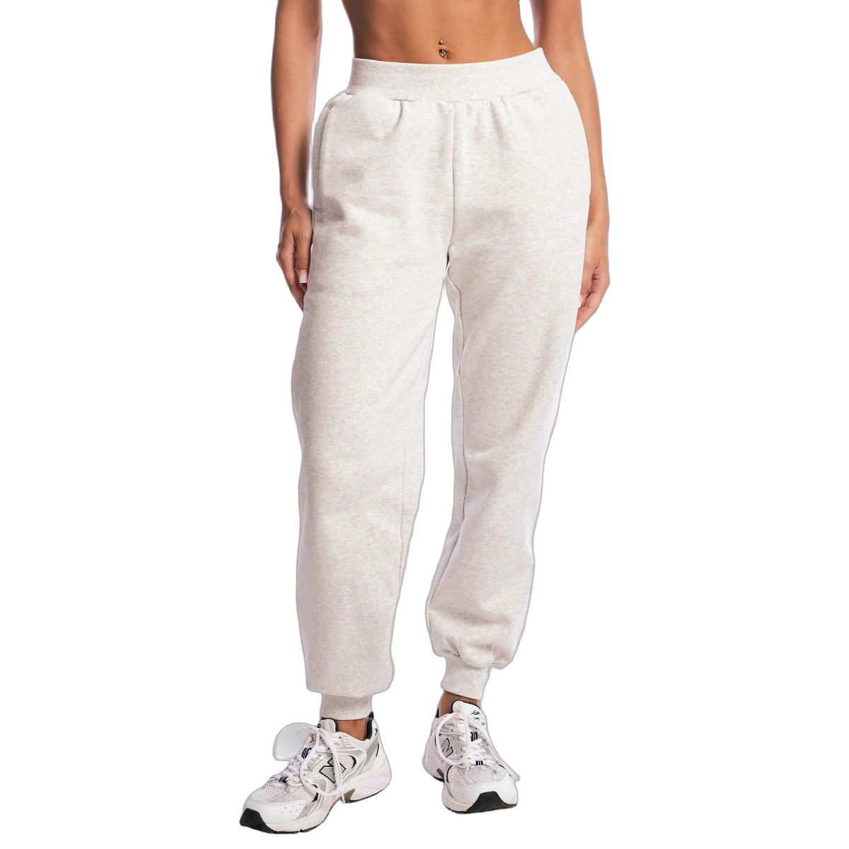 GymBeam Jogginghose Damen Oversized mit Gummizug und Taschen in Cloud 1 St