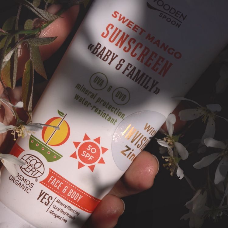 Wooden Spoon Mango Baby & Family Sunscreen Body Lotion SPF50
