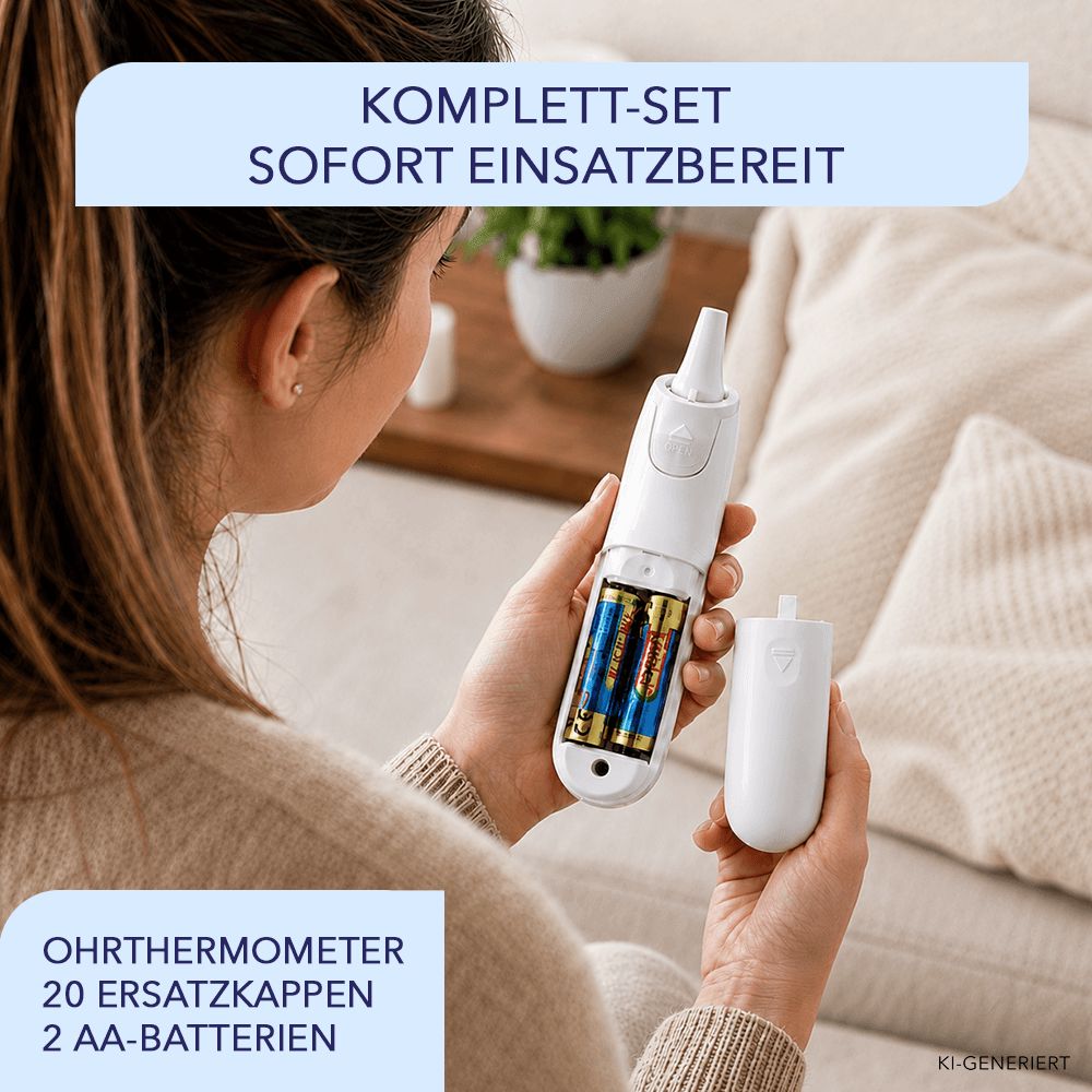 IEA Medical Ohrthermometer mit Schutzkappen