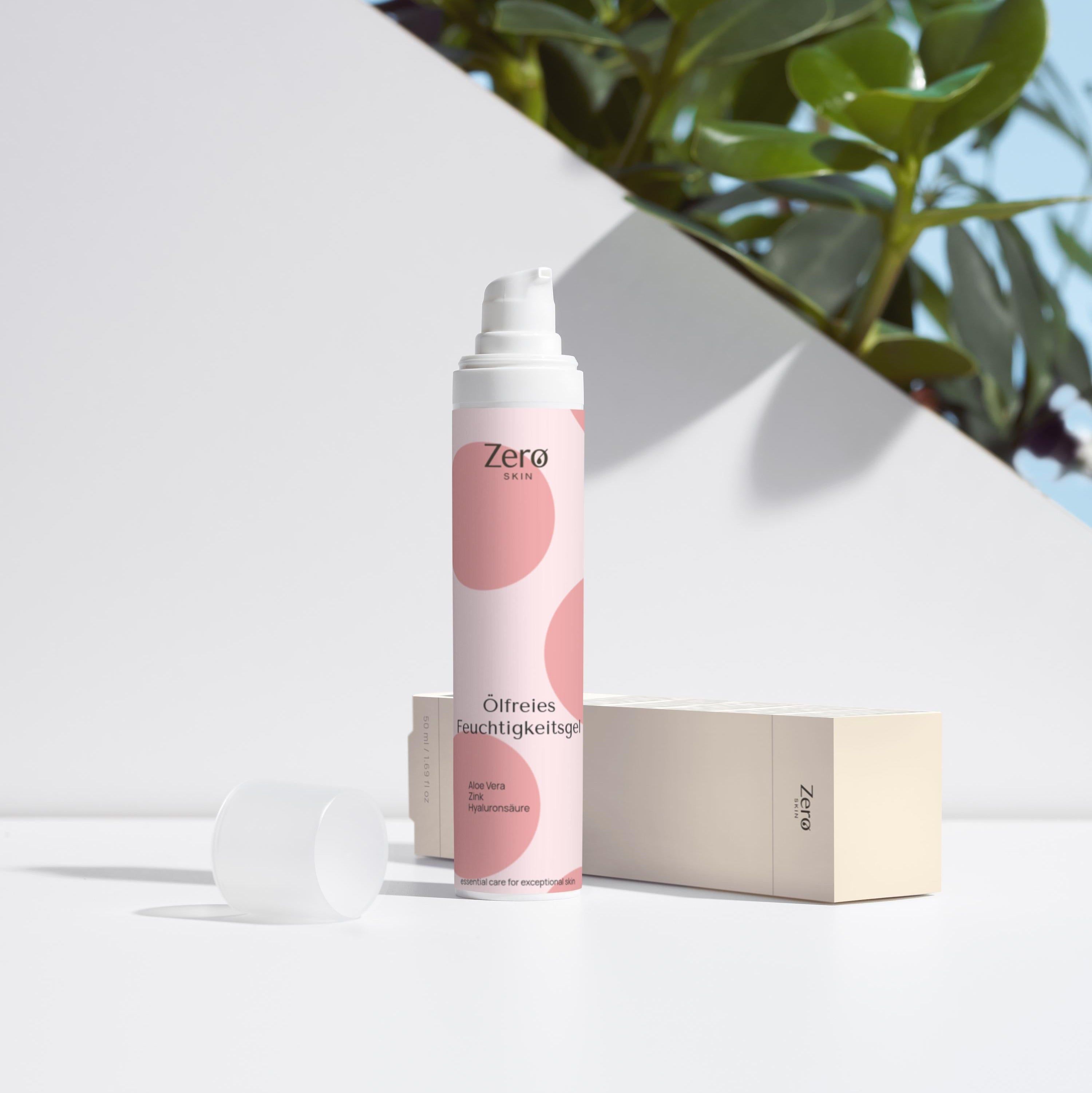 Zero Skin Ölfreies Feuchtigkeitsgel, hydratisierend ausgleichend für normale bis ölige Haut