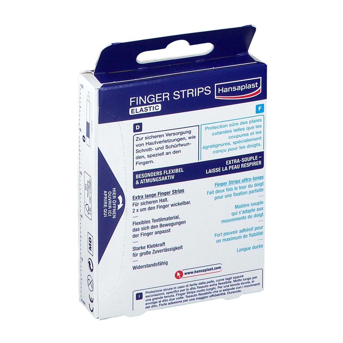 Hansaplast Elastic Finger Strips 16 St - Shop Apotheke