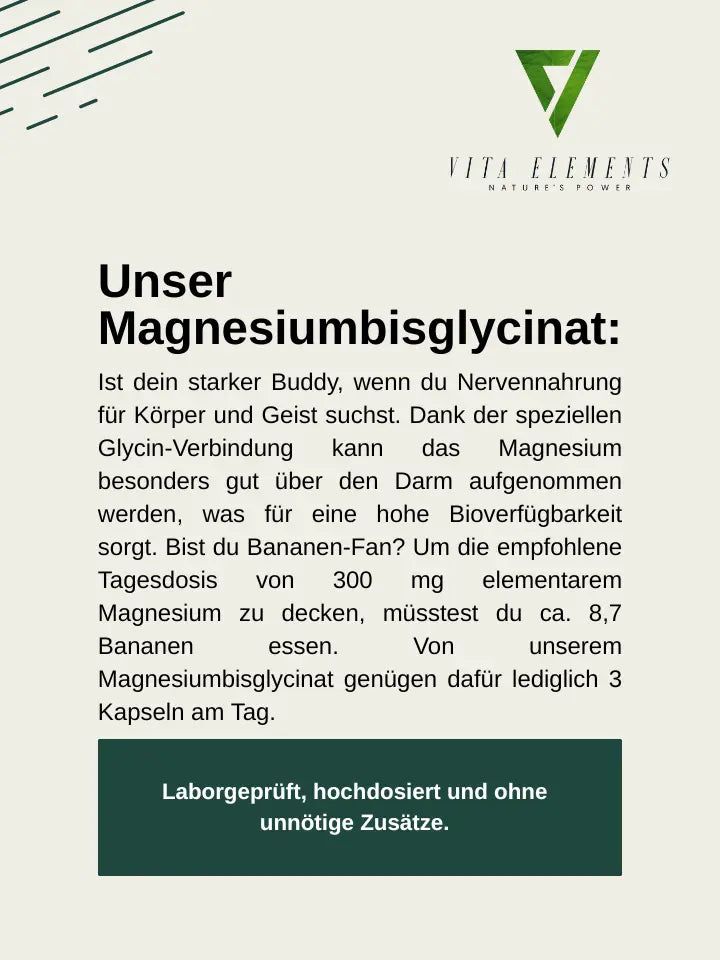Magnesiumbisglycinat Kapseln