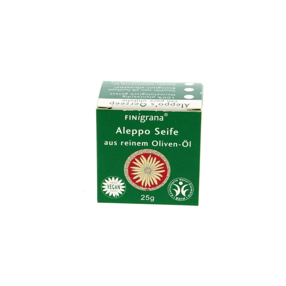 Finigrana Gäste Alepposeife 100% Olivenöl 25 g