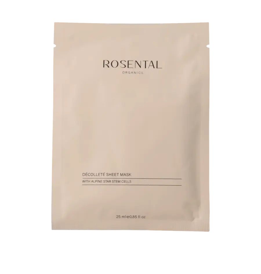 Rosental Organics Décolleté Sheet Mask 25 ml Maske