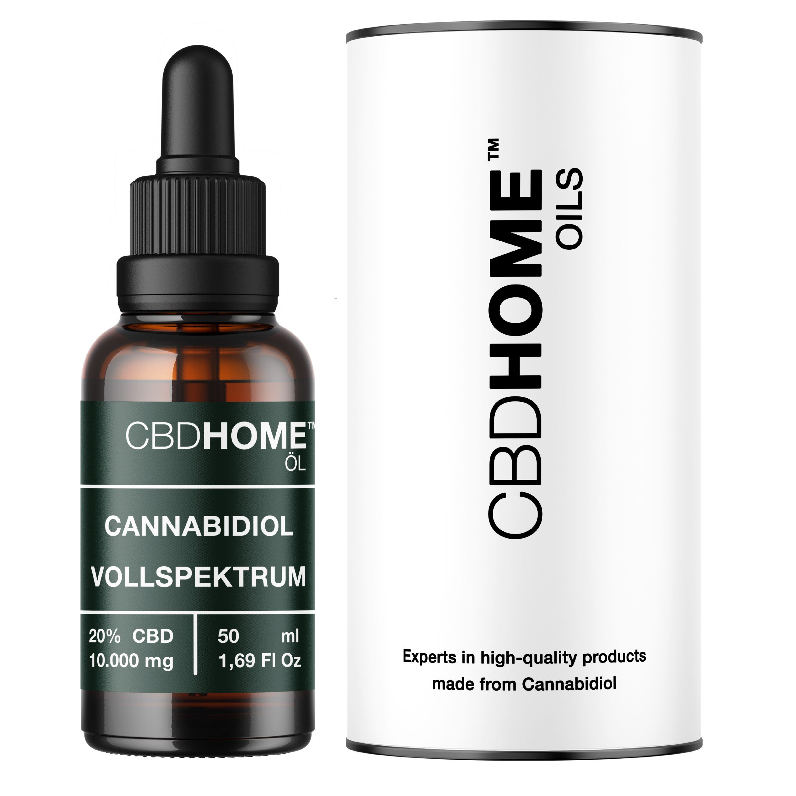 CBD Home – Vollspektrum-CBD-Öl 20 % 50 ml Öl