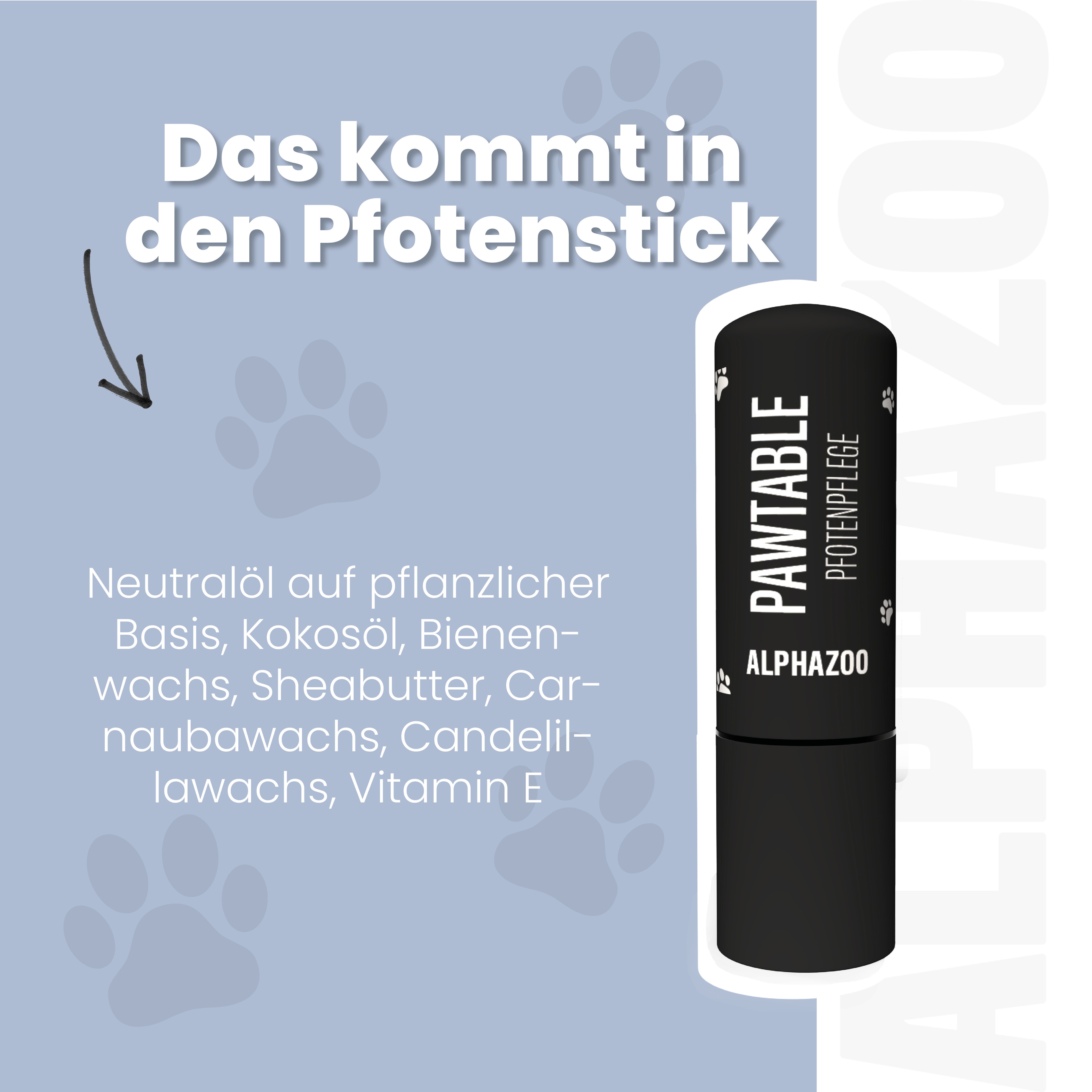 alphazoo Pawtable Pfotenpflege für Hunde