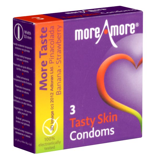 More Amore *Tasty Skin* verführerische Kondome mit leckeren Aromen