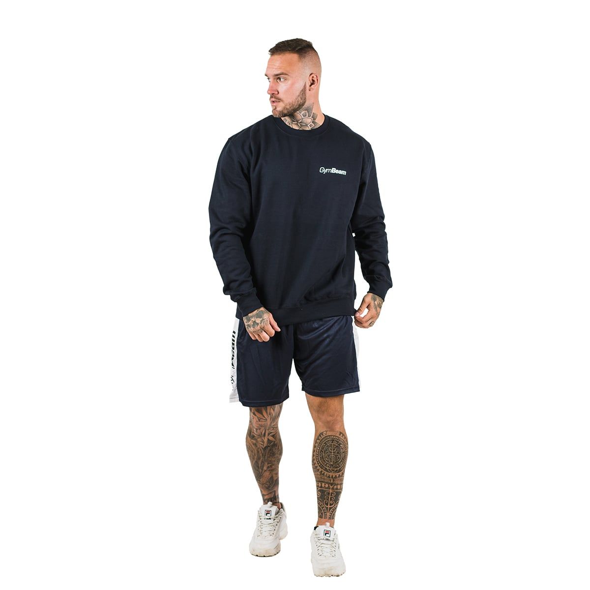 GymBeam Herren Pullover PRO mit lockerem Schnitt in Marineblau