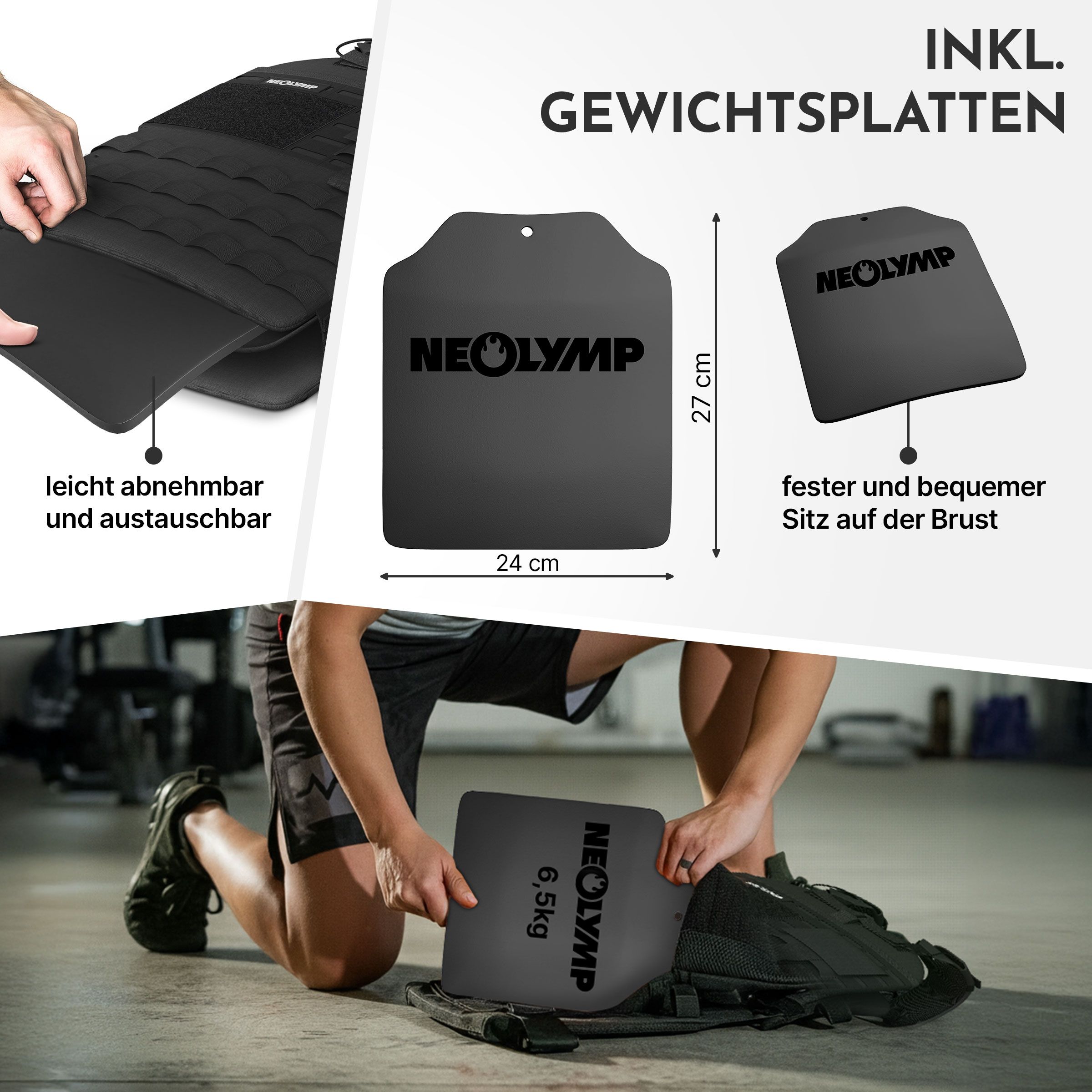NEOLYMP Gewichtsweste 25 KG