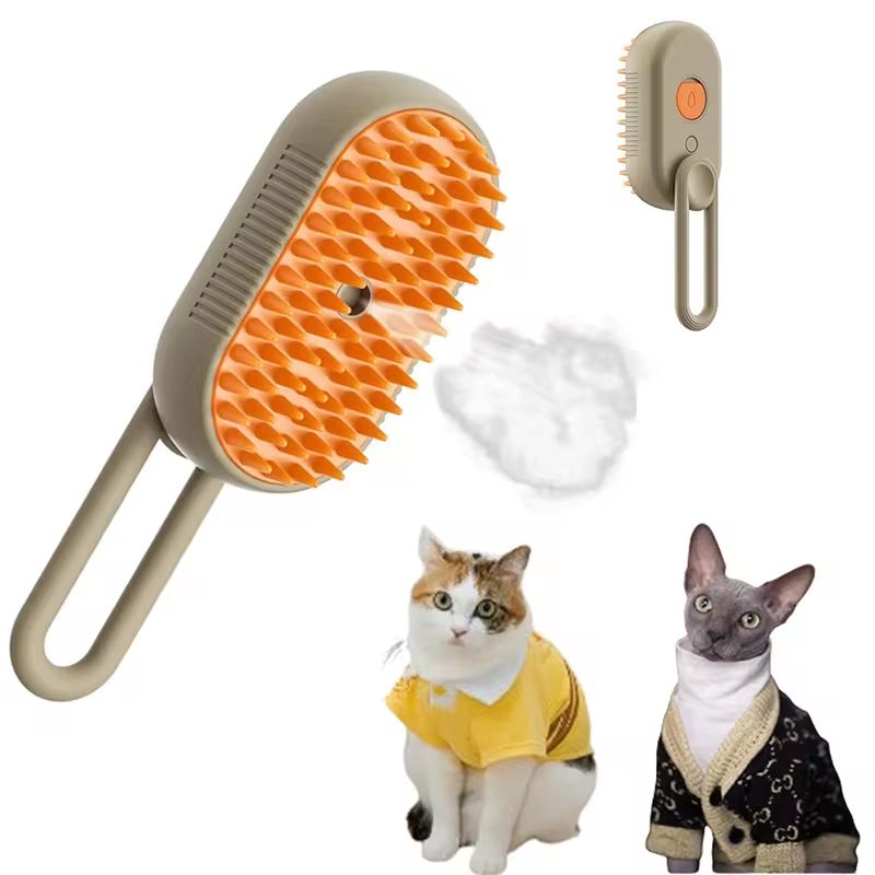 PETSATION 3-in-1 Bürste mit Dampf (Hunde, Katzen, Pferde)