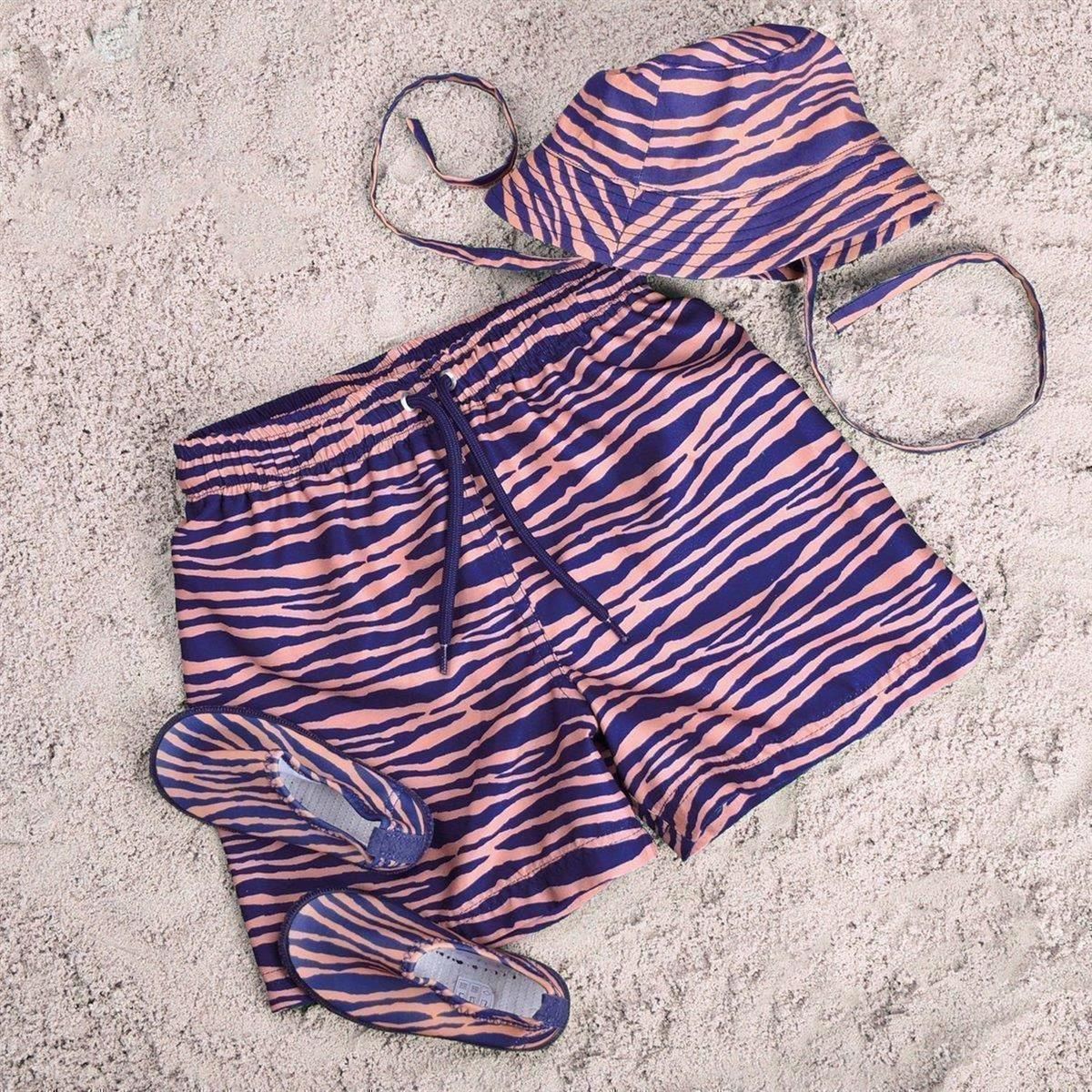 Swim Essentials UV Schwimmhose für Jungen Zebra Muster /4