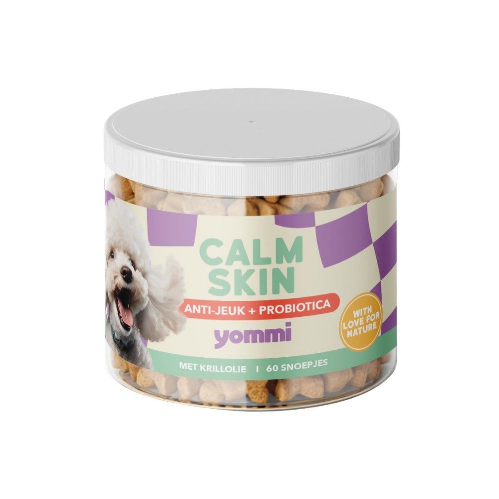 Yommi Calm Skin - Kausnacks gegen Juckreiz mit Probiotika für Hunde