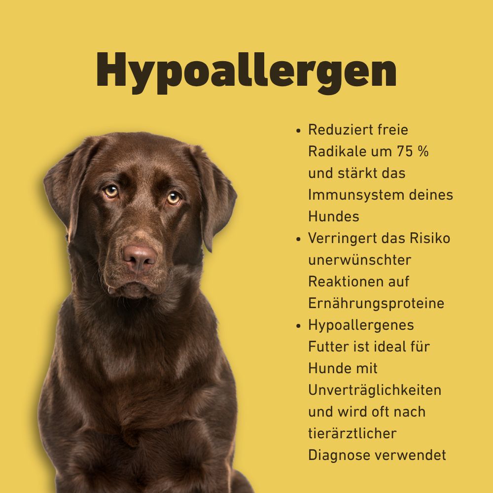 VetLine Trockenfutter mit Peptiden für Hunde - Hypoallergen