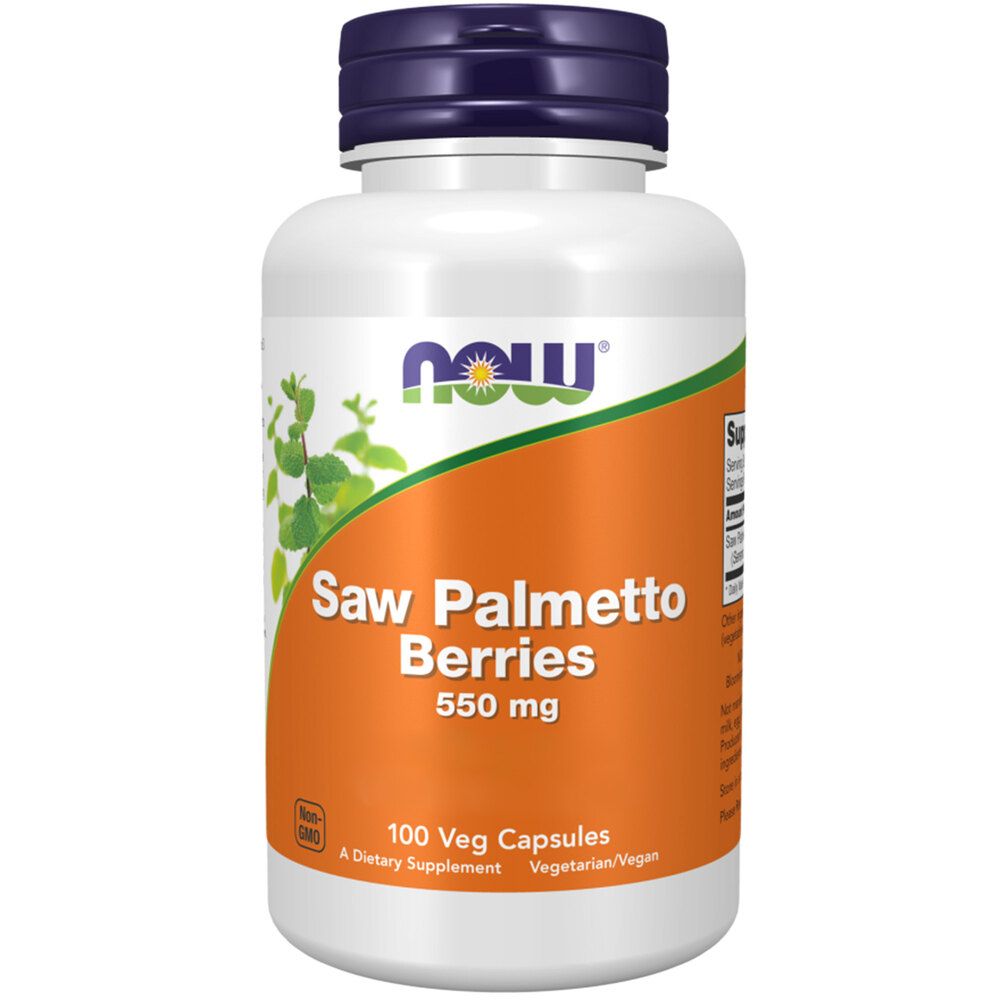 Now Foods Saw Palmetto bacche di serenoa 550 mg