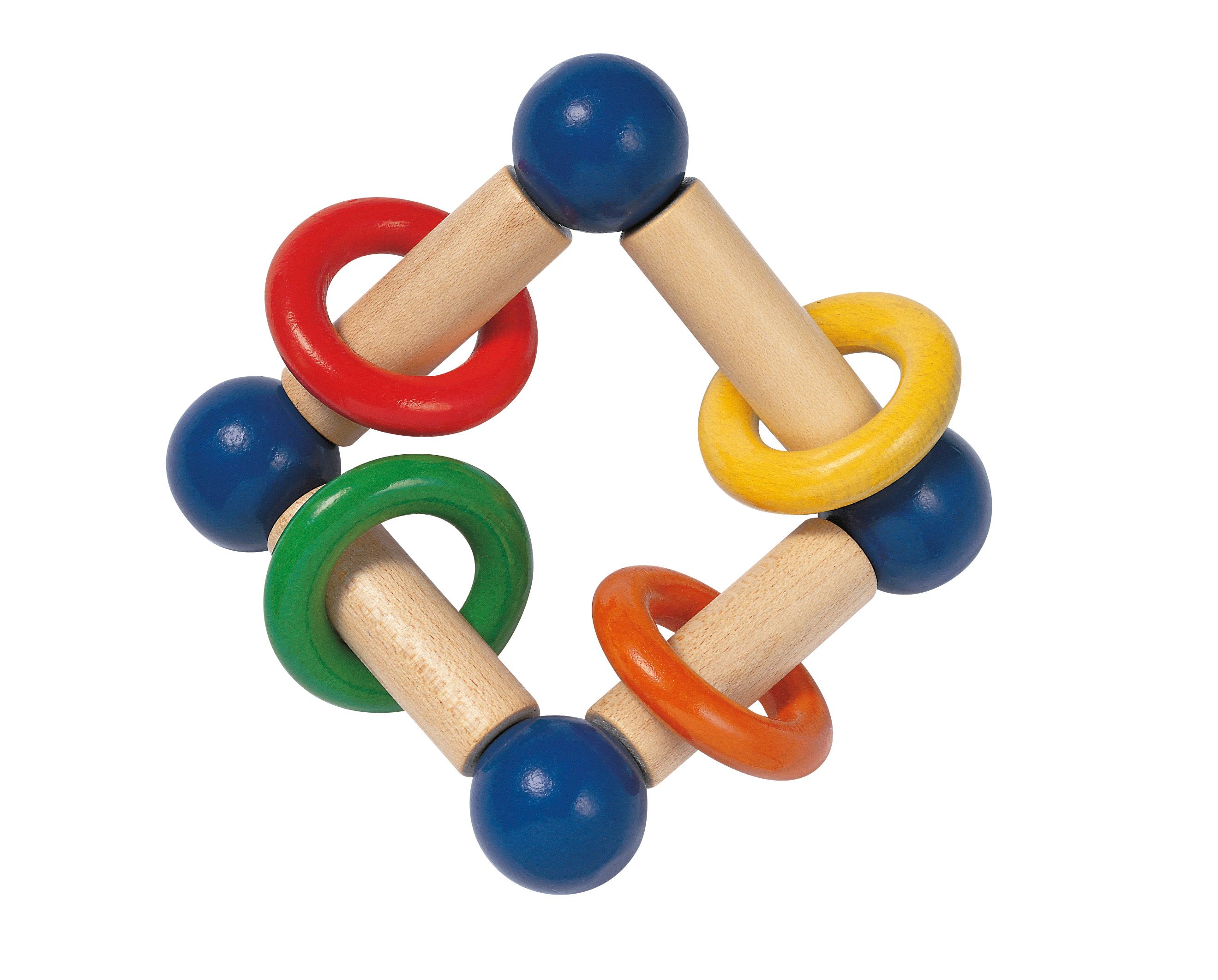 Babywelt - Giralo, Greifling, eckig, 12 cm